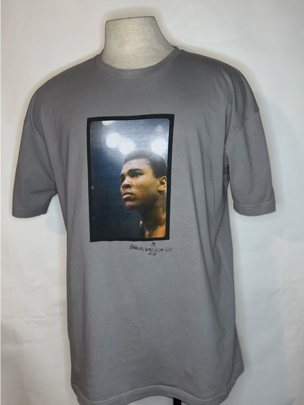 Barriers Worldwide Muhammad Ali  T Shirt Size XXL Graphic Photo-Print Men's